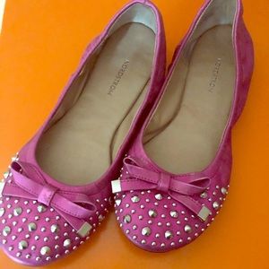 Nordstrom Girls Dress shoe with stud detail